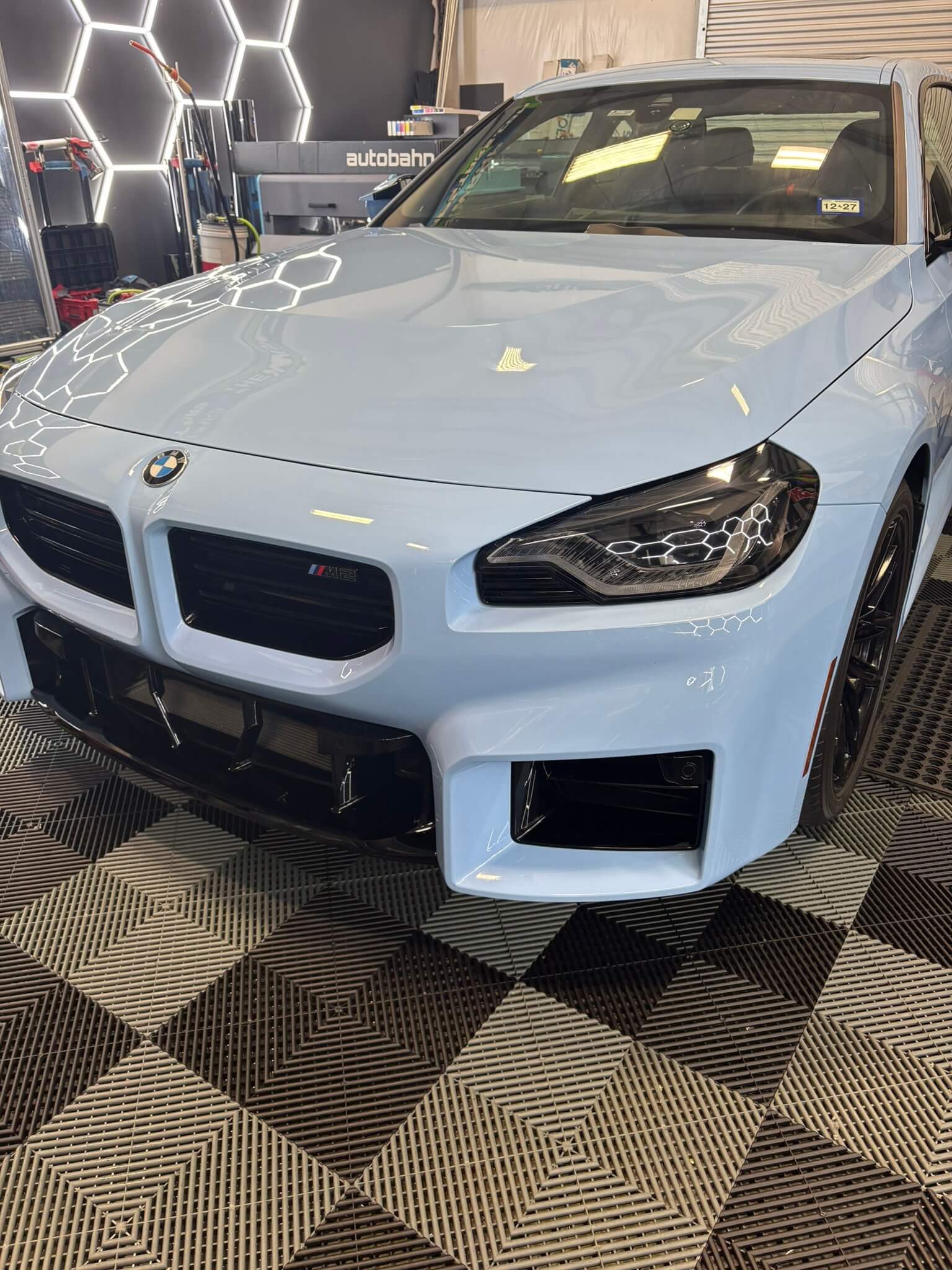 Coated BMW with deep gloss finish