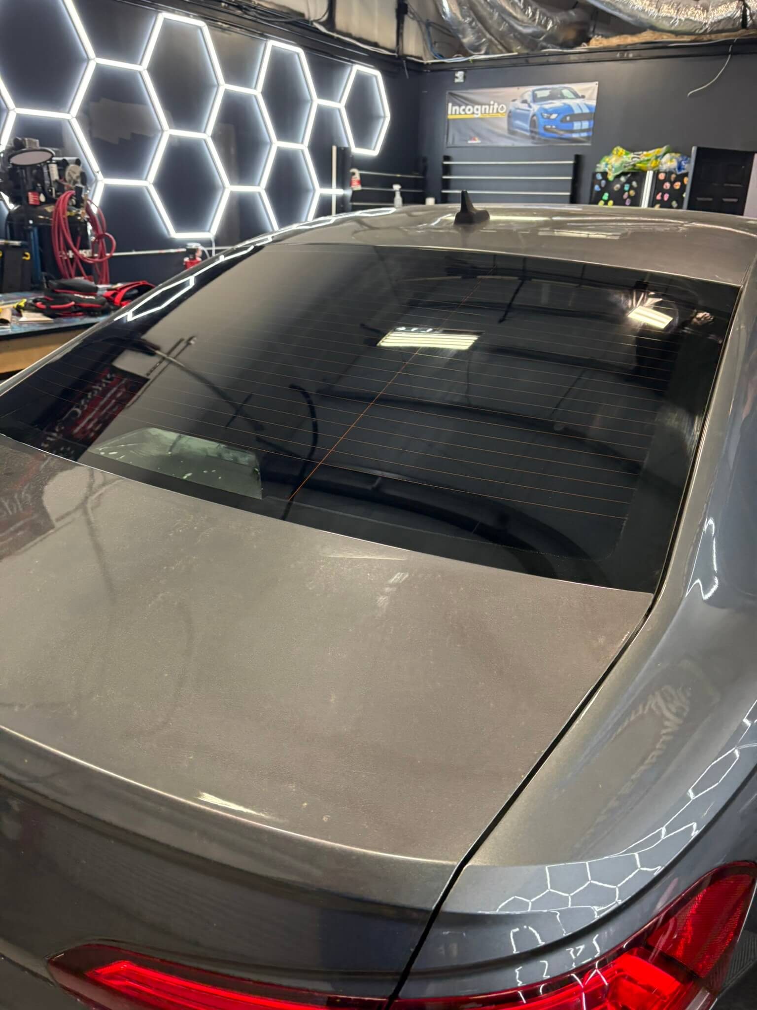 The LeWolf Window Tint shop in Magnolia, Texas